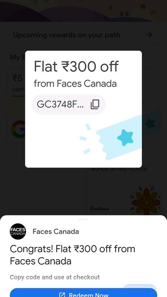 Faces Canada Voucher