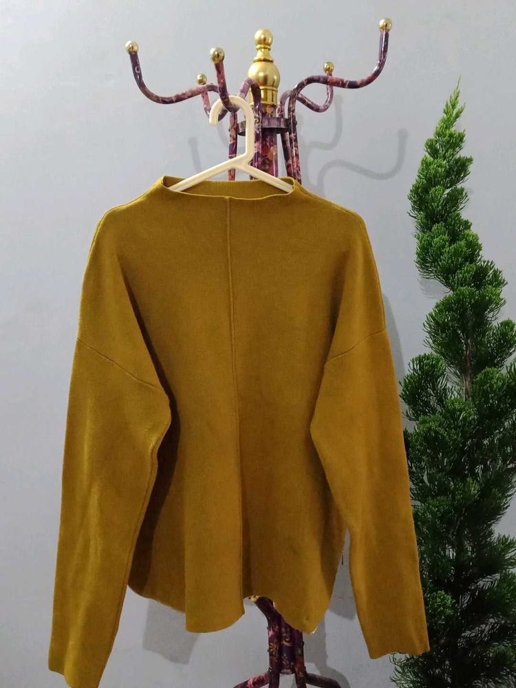 Mustard Knit Sweater
