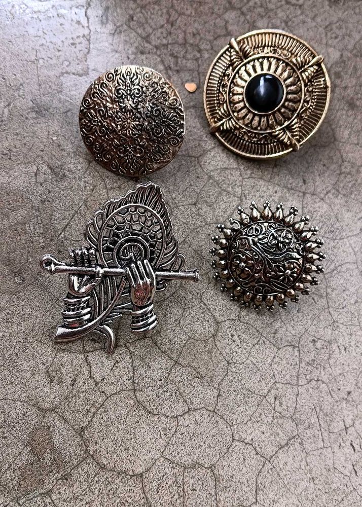 4 Adjustable Rings Under Rs 179/-