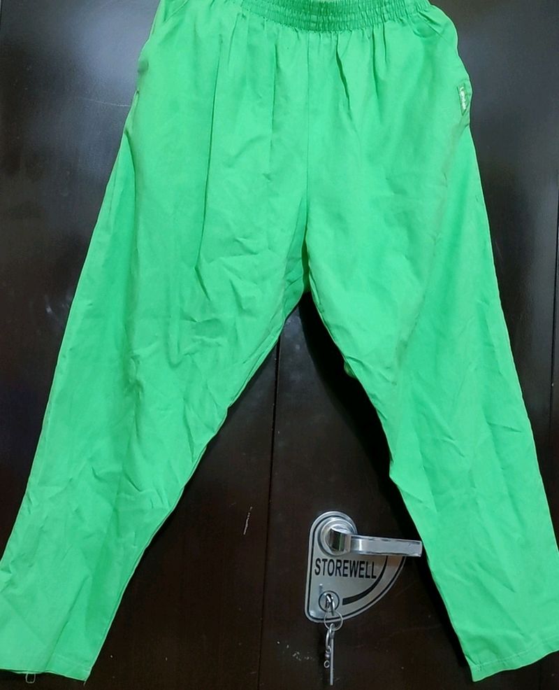 Green Pyjama Lower For Girl Or Woman 34 Waist