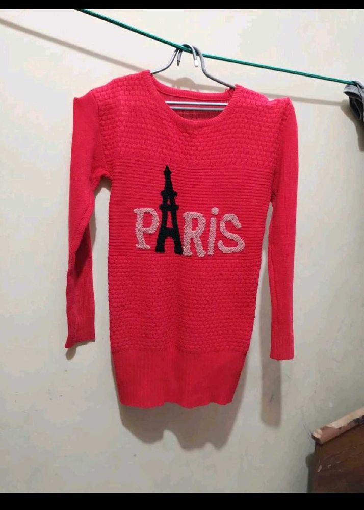Red Paris Sweater