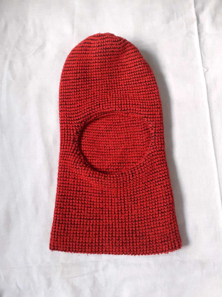 Kids Monkey Cap Winter Woolen Knitted Face Cover
