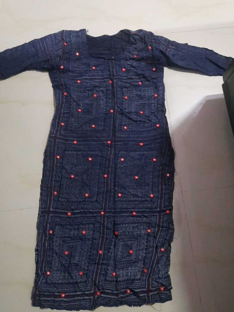 L Size Sift Fabric Kurti