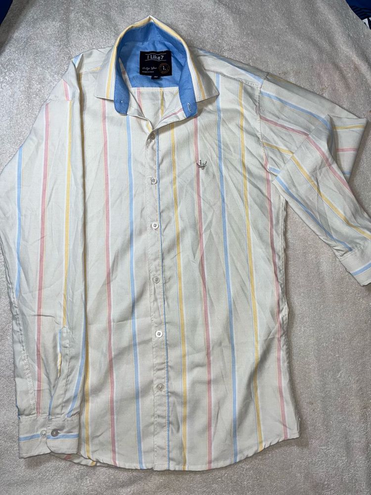Striped Like7 Shirt