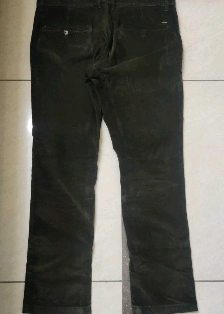 Olive Corduroy Pants