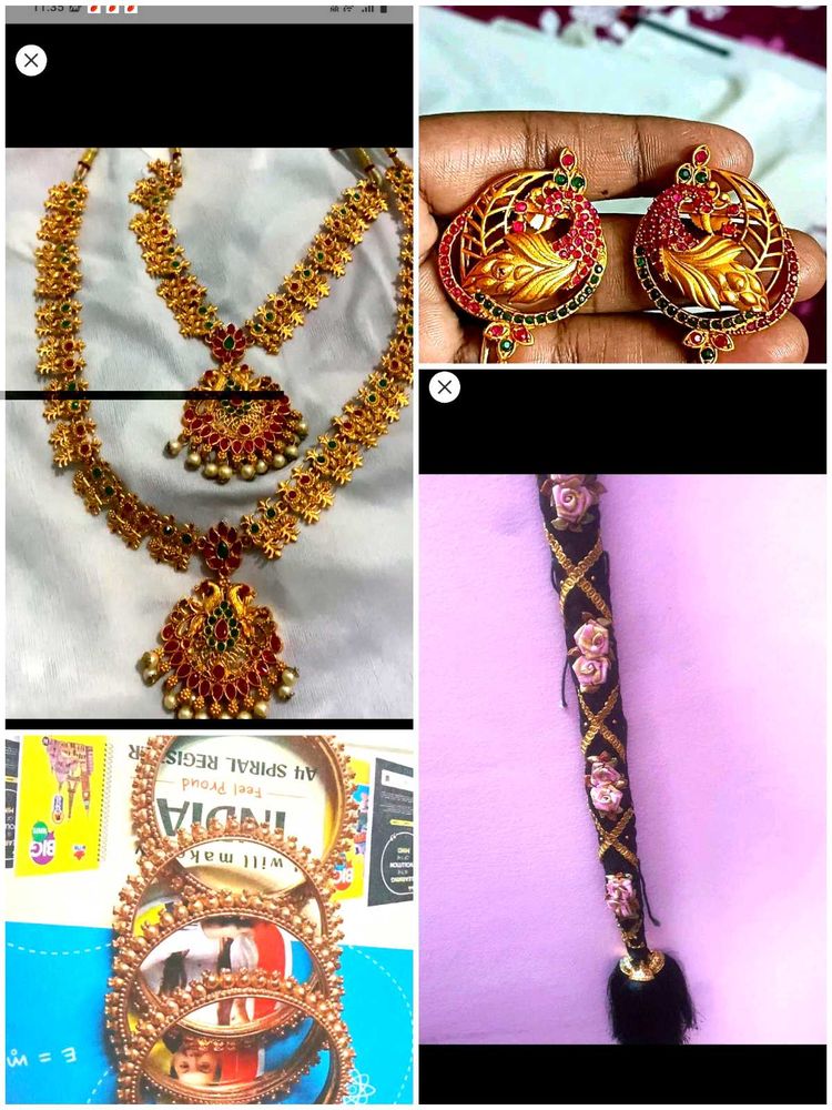 South Gold Jewellery Set