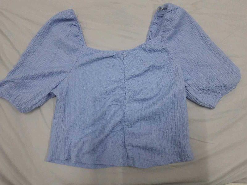Cute Puff Sleeves Top