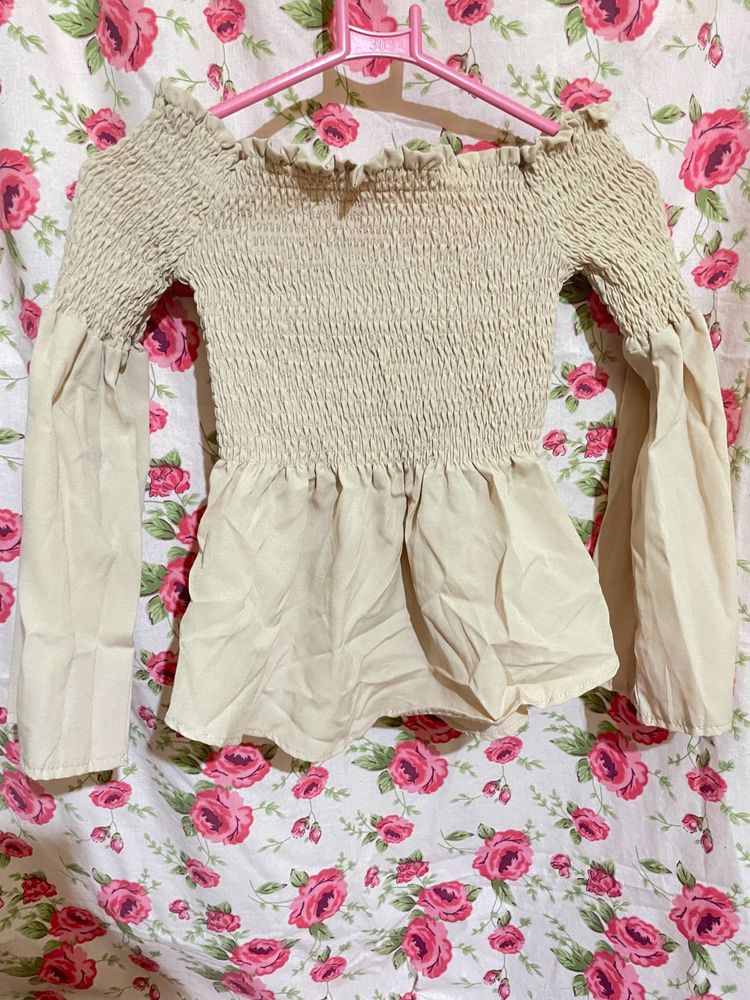 Trendyol Beige Top
