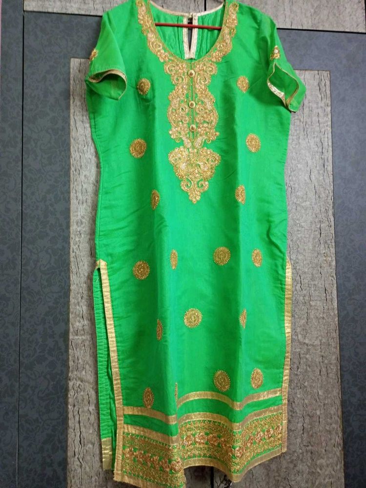 FANCY Embroidered Salwar Suit Set (Stitched)