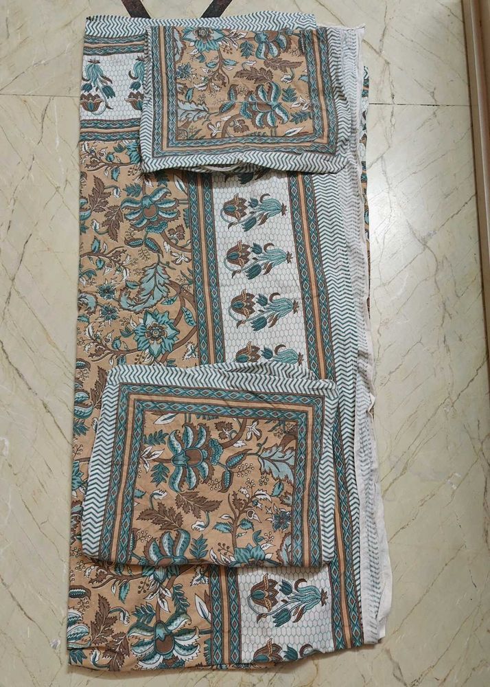 Bedsheet With Pillow Cover