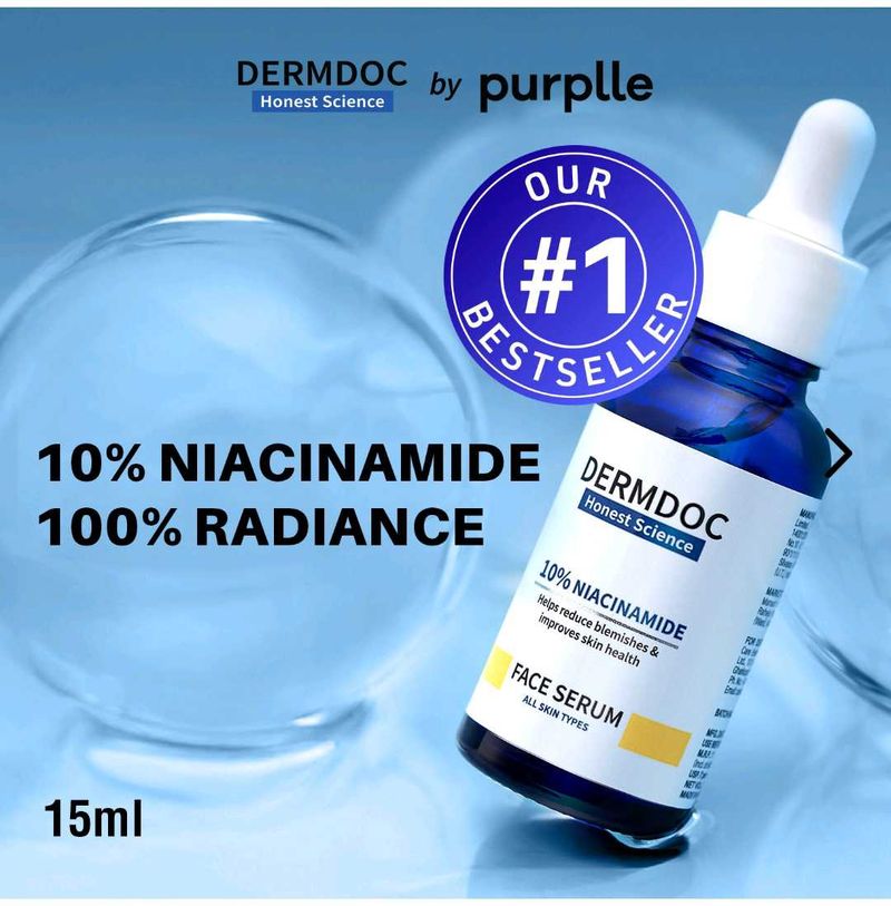 DERMDOC 10% Niacinamide Face Serum