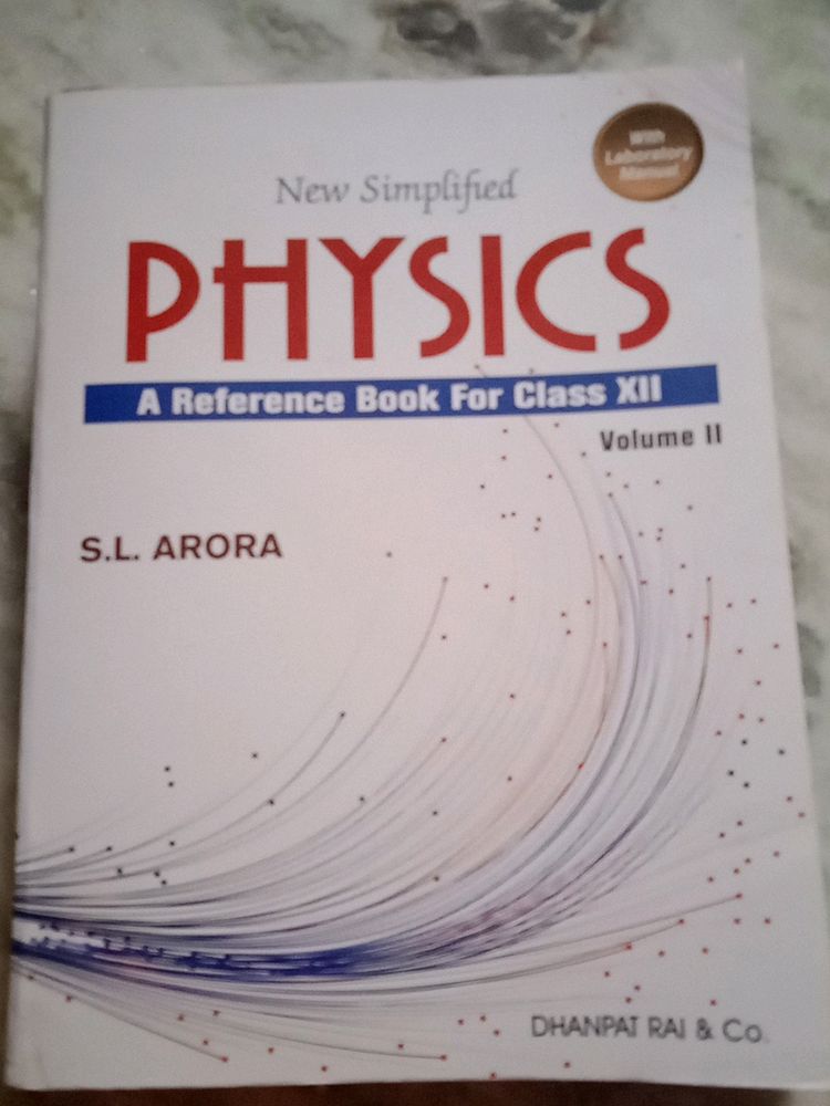 S.L.Arora Class 12 Cbse Physics Guide(jee)