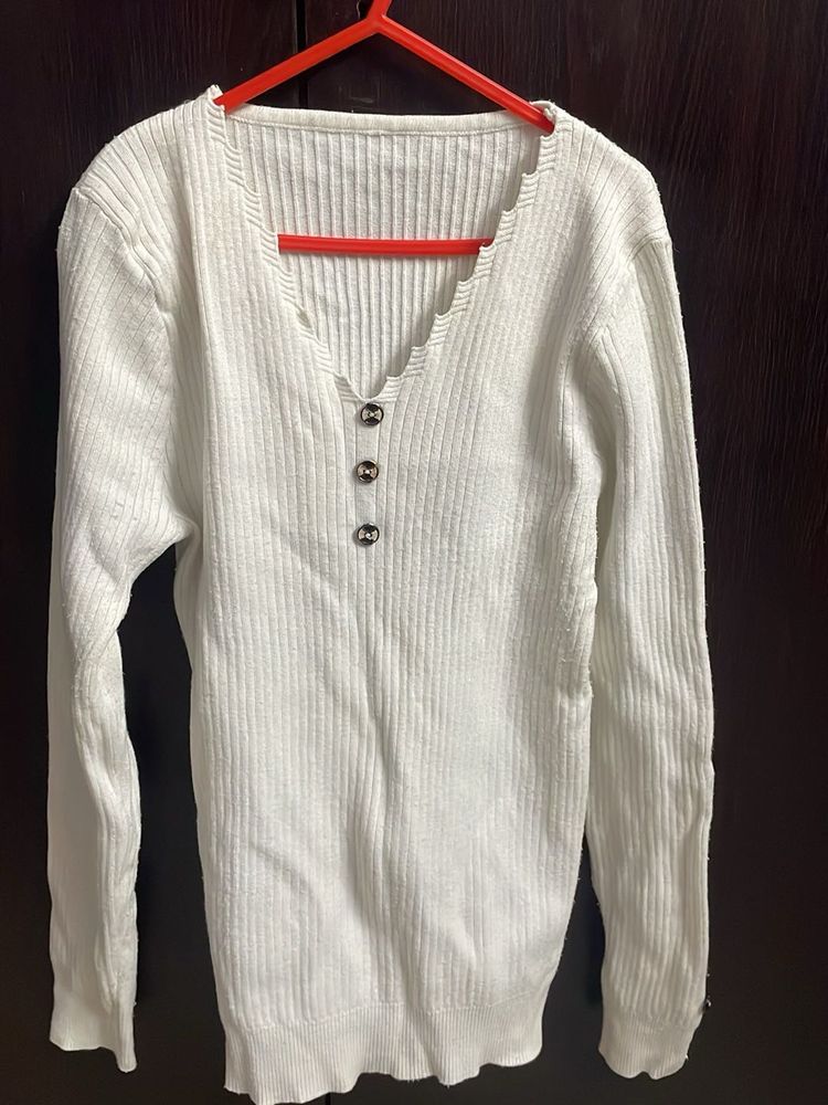 White Skin Fit Top