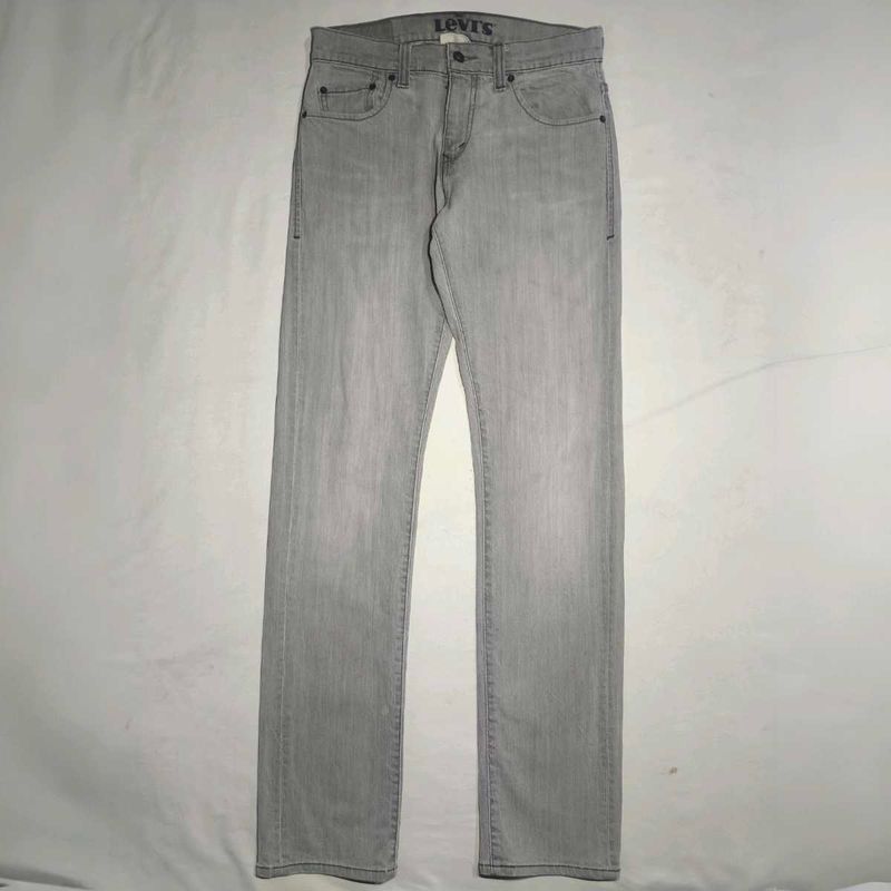 Levi&#39;s 511 Grey Cotton Jeans