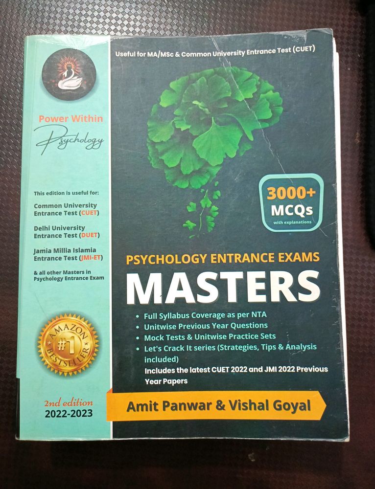 Master&#39;s Psychology CUET Preparation Book