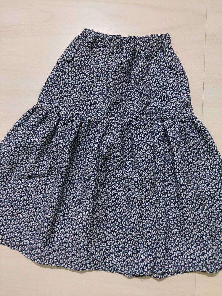 Blue Maxi Skirt