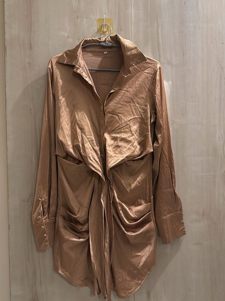 Very Hot Satin Short Dress