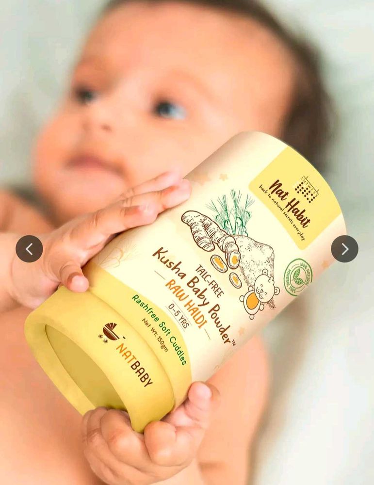Nat Habit Talc Free Kusha Baby Powder