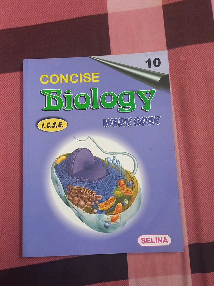 Workbook Concise Biology Class 10 Icse