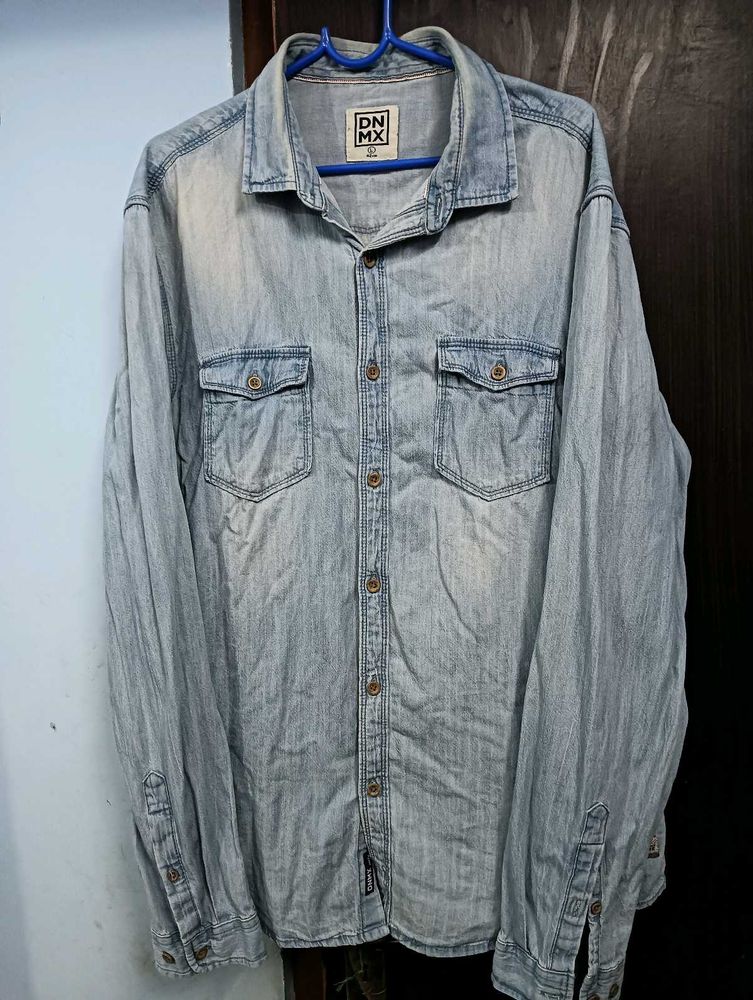 VINTAGE Denim Shirt - Casual Style