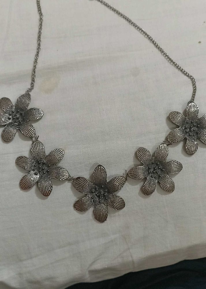 Flower Statement Necklace