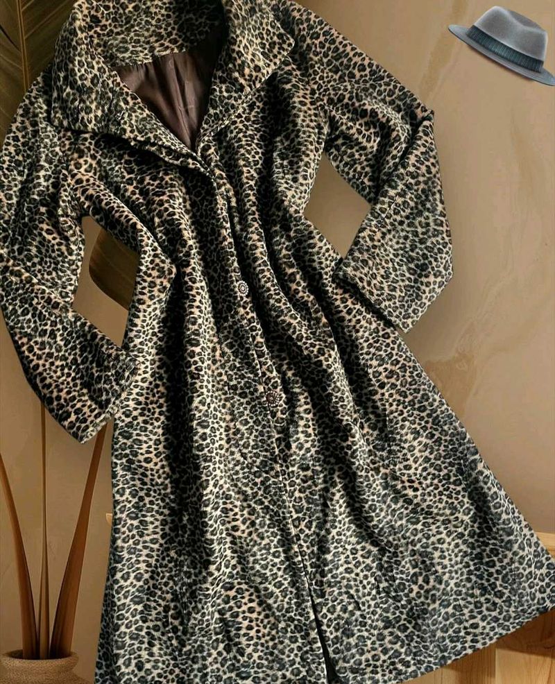 Animal Printed Overcoat