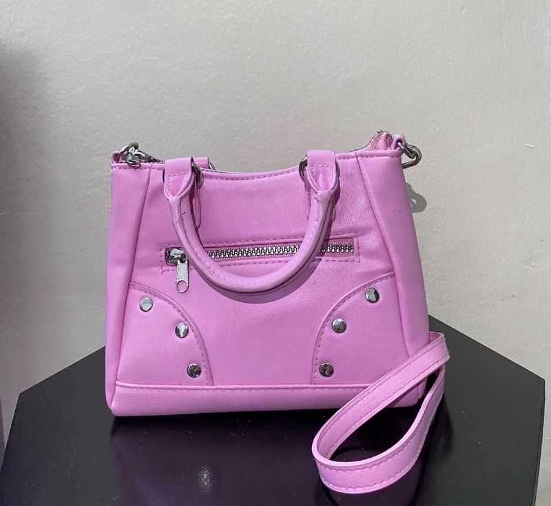 H&amp;M Sling And Handbag Both In Pink