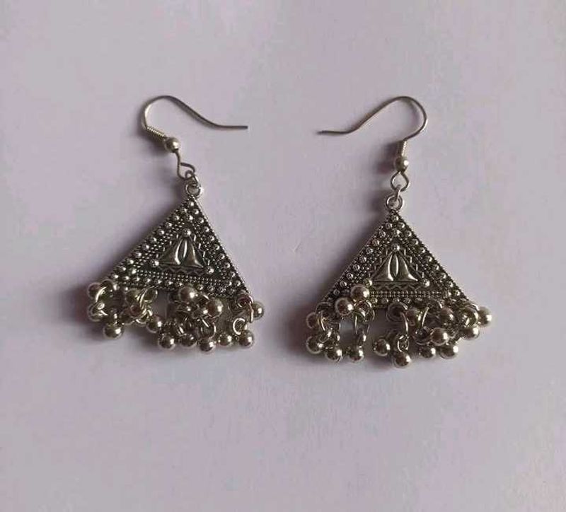 Oxidised 4 sets of earrings