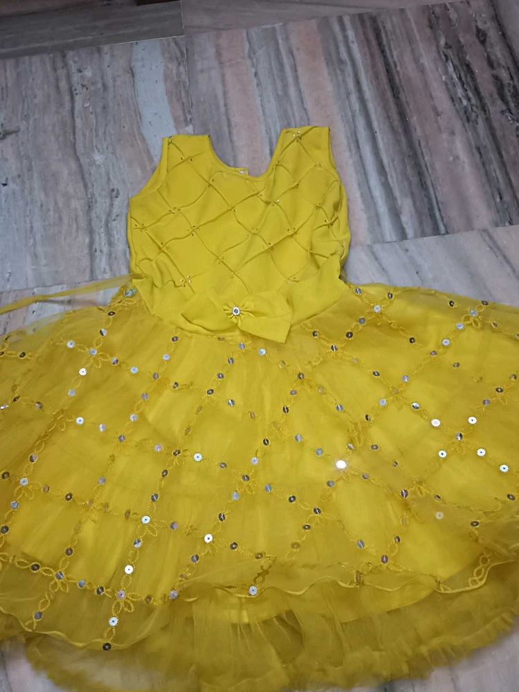 Yellow Party Dress