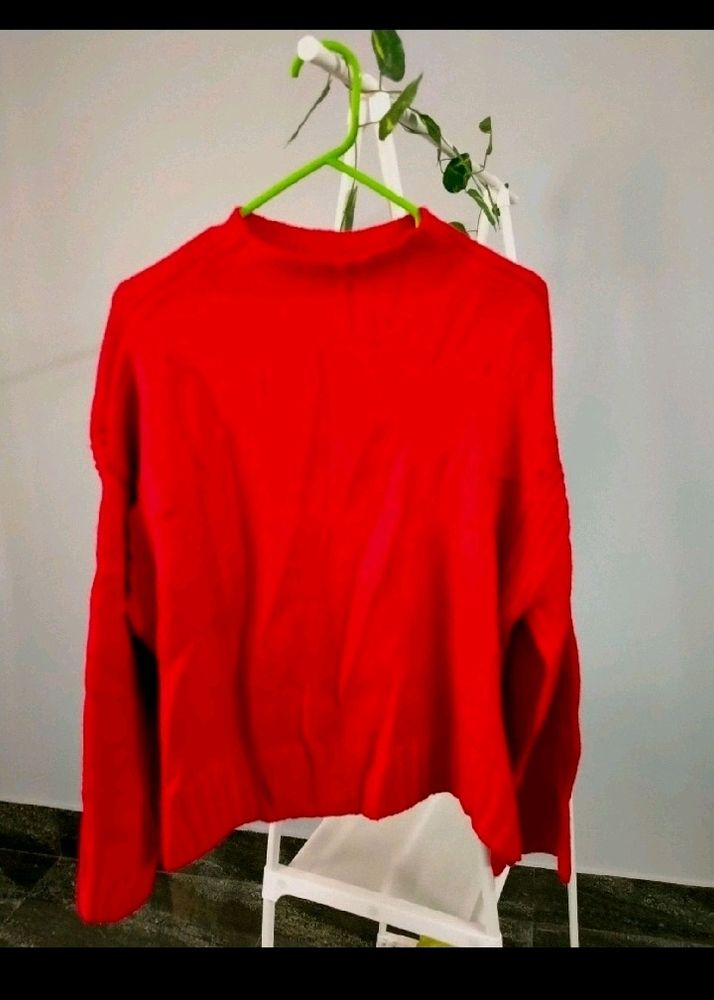 Red Baggy Sweater ♥️