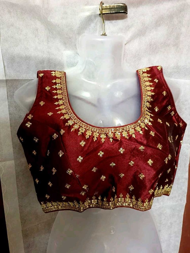 New Maroon Blouse