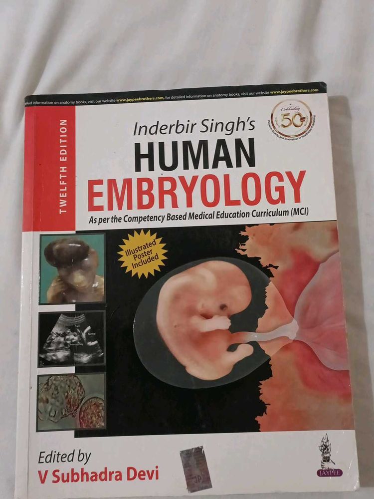 Human Embryology Book