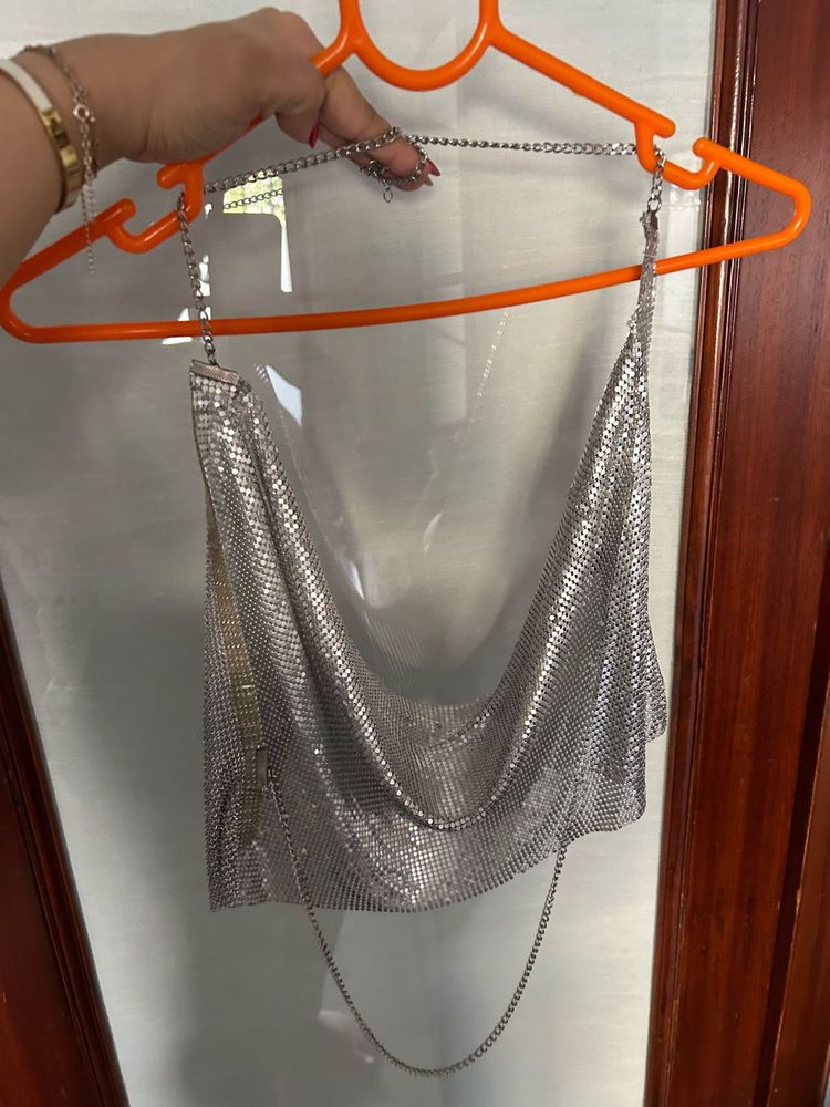 Plus Size Metal Top - Slightly Defected - H&amp;M