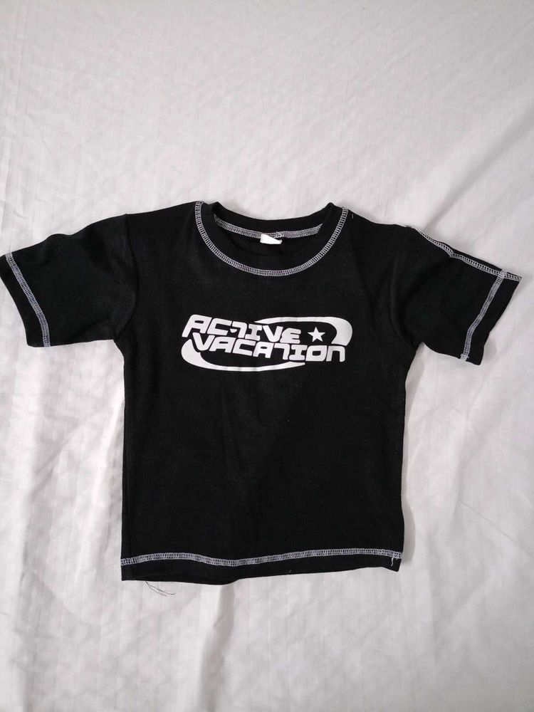 Cool Black Graphic Tee