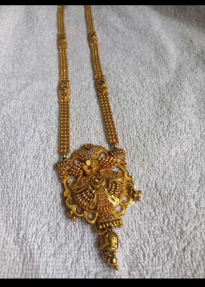 One Gram Gold Necklace With Box