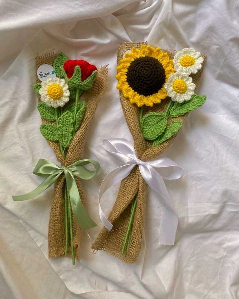 Crochet Flower Bouquet
