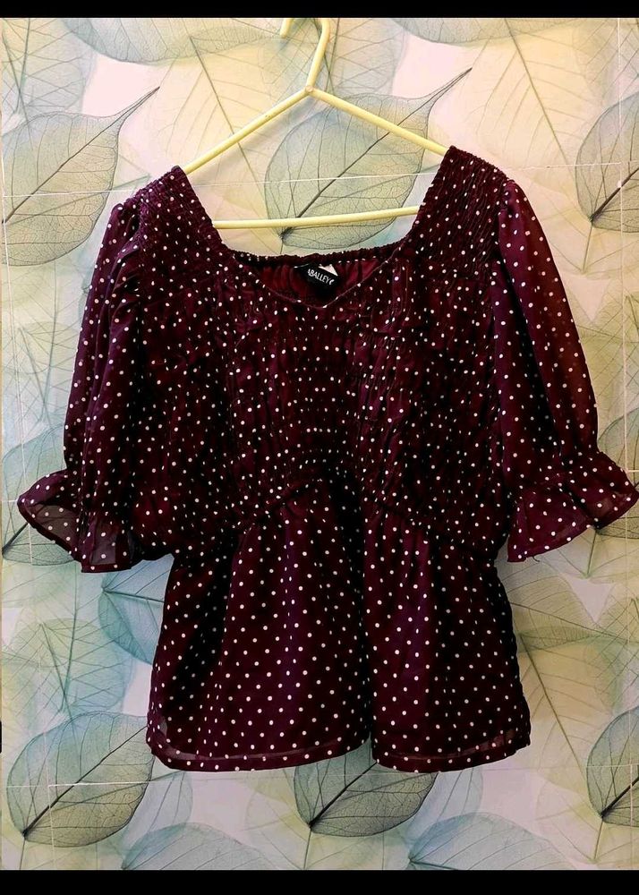 Polka Dot Blouse