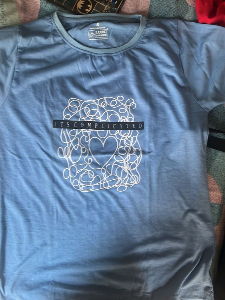 Blue Graphic T-Shirt