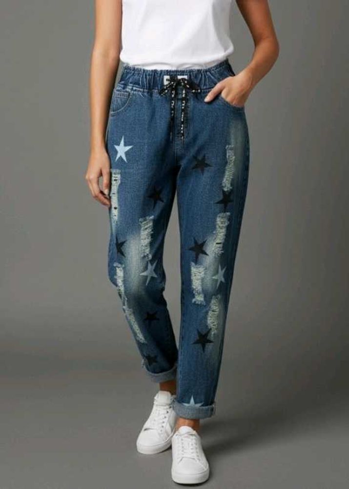 Denim Joggers❤️