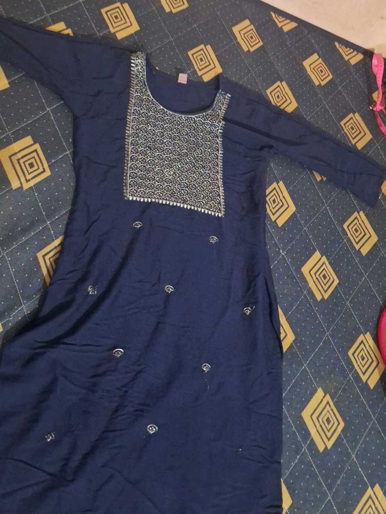 Elegant Blue Kurta
