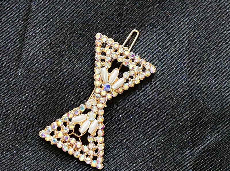 Sparkly Bow Hair Clip Combo