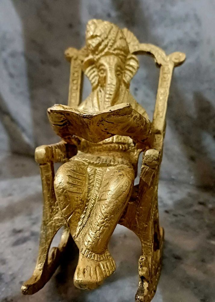 Ganesha Idol on Chair