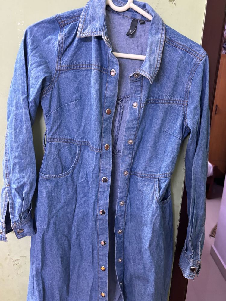 Denim Shirt Dress