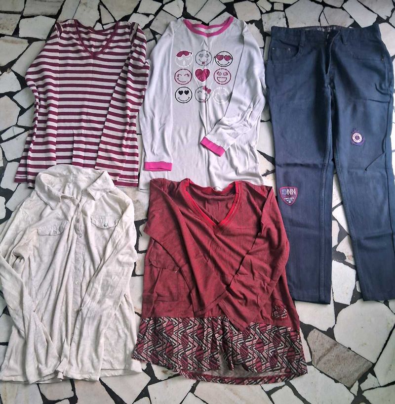 Mixed Clothing Bundle - 9 Items