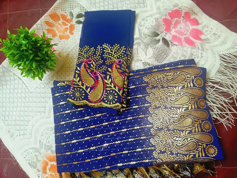 Work blouse saree new with tag