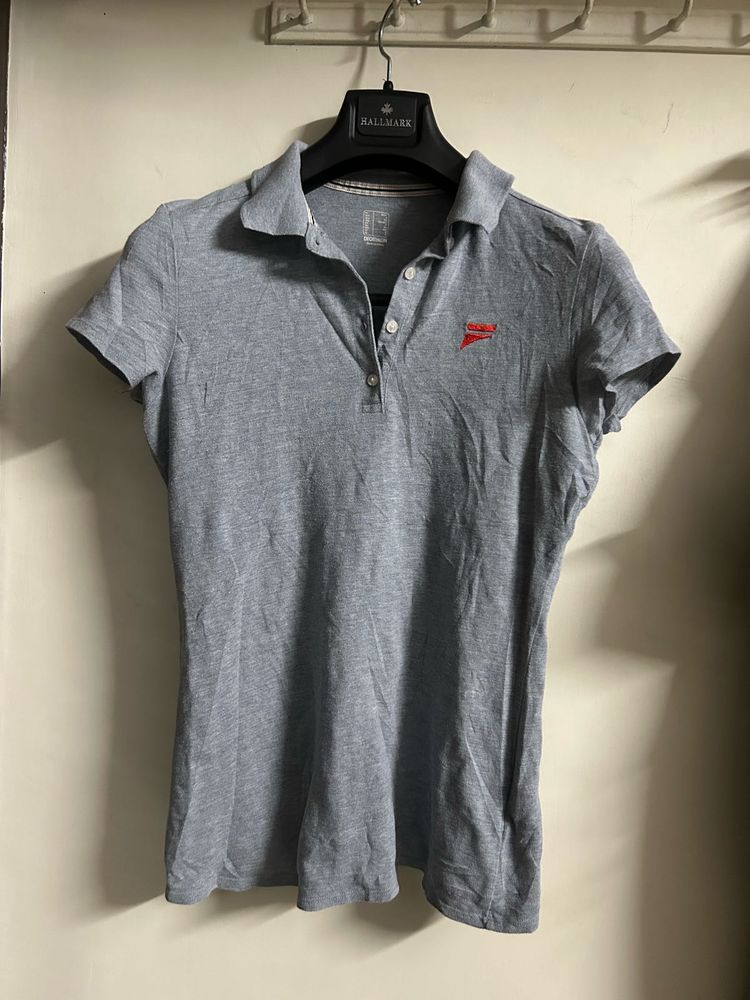 Gray Polo Shirt