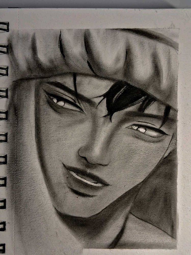 Charcoal Portrait Art