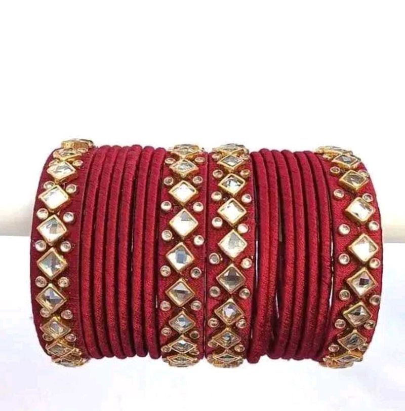 kundan work bangles