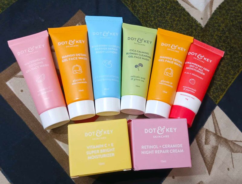 (Combo Pack Of 8) Dot &amp; Key Skincare Set