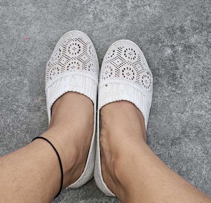 Sparx Women White Loafers